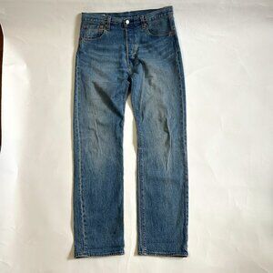 Levi's 501 '93 Straight Leg Button Up Premium Denim Big E Jeans Men 32 X 34 READ